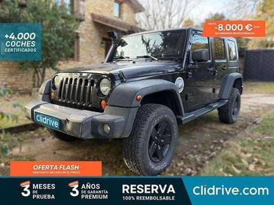Usado Jeep Wrangler Sahara 177 CV (130 kW) 2010 Negro SUV