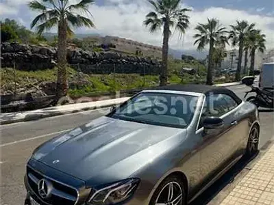 Usado Mercedes E200 184 CV (135 kW) 2018 Gris / plata Descapotable