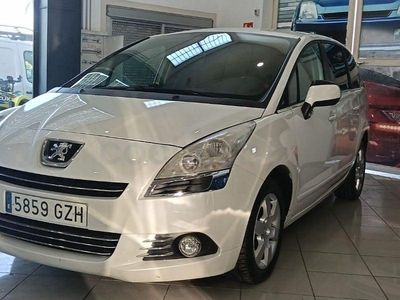 Usado Peugeot 5008 Business-Line 112 CV (82 kW) 2010 Blanco Monovolumen