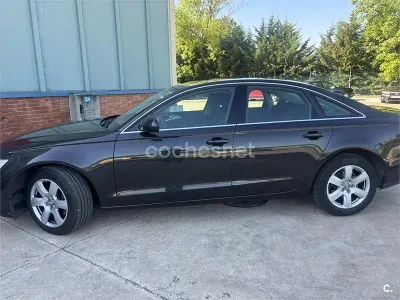 Usado Audi A6 177 CV (130 kW) 2012 Negro Berlina