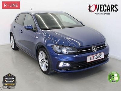 Azul Usado 2021 VW Polo R-line Berlina | 16.500 € (Precio justo)