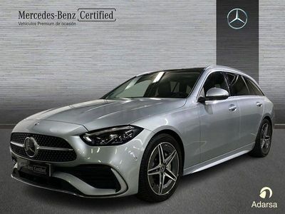 Usado Mercedes C220 200 CV (147 kW) 2022 Negro Familiar