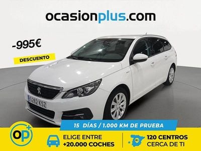 Usado Peugeot 308 Style 130 CV (95 kW) 2019 Blanco Familiar