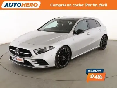 Usado Mercedes A200 AMG line 150 CV (110 kW) 2021 Gris Berlina