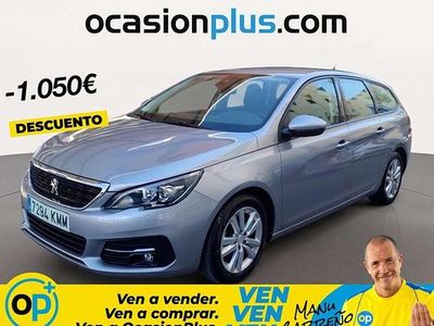 Usado Peugeot 308 SW Active 131 CV (96 kW) 2018 Gris Familiar