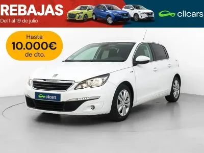Usado Peugeot 308 Style 120 CV (88 kW) 2015 Blanco Berlina