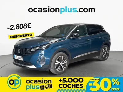 Käytetty Peugeot 3008 Allure 130 HP (95 kW) 2023 Sininen Katumaasturi