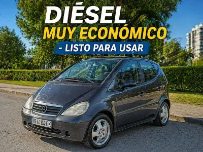 Usado Mercedes A160 Elegance 60 CV (44 kW) 2000 Gris / plata Utilitario