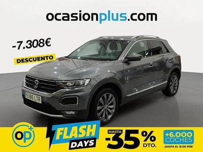 Usado VW T-Roc Sportline 190 CV (139 kW) 2021 Gris SUV