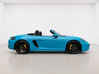 Usado Porsche 718 Boxster 300 CV (220 kW) 2018 Azul Descapotable