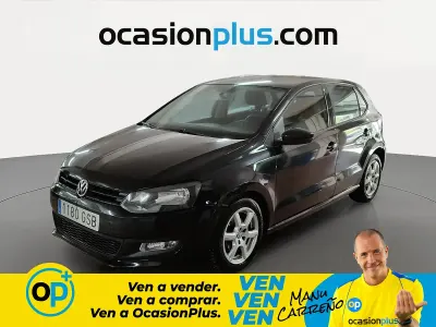 Usado VW Polo Advance 75 CV (55 kW) 2009 Negro Utilitario