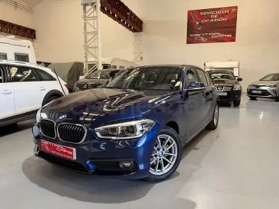 Usado BMW 116 109 CV (80 kW) 2018 Azul Utilitario