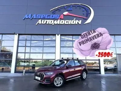 Usado Audi Q5 Advanced Plus 204 CV (150 kW) 2021 Granate SUV