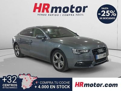 Usado Audi A5 177 CV (130 kW) 2014 Gris Coupe