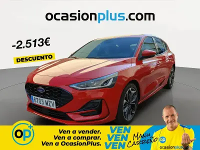 Nuevo Ford Focus ST-Line X 125 CV (91 kW) 2025 Rojo