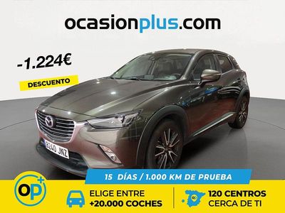 Usado Mazda CX-3 Luxury 120 CV (88 kW) 2016 Gris SUV
