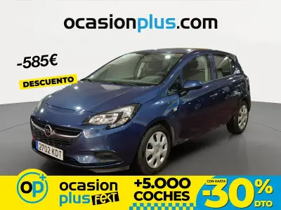 Usado Opel Corsa Expression 75 CV (55 kW) 2017 Azul Utilitario