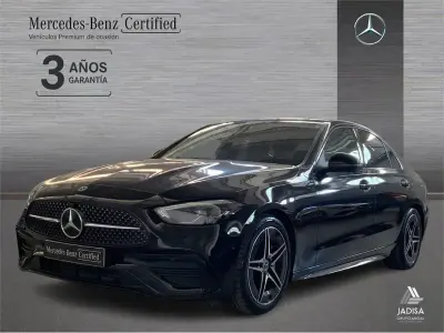 Usado Mercedes C200 AMG line 163 CV (119 kW) 2024 Negro Berlina