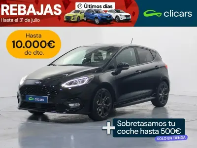 Usado Ford Fiesta ST-Line 75 CV (55 kW) 2020 Negro Utilitario