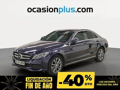 Azul Usado 2016 Mercedes C220 Berlina | 19.899 € (Buen precio)