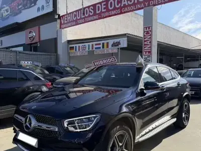 Usado Mercedes GLC300e 306 CV (225 kW) 2021 Azul SUV