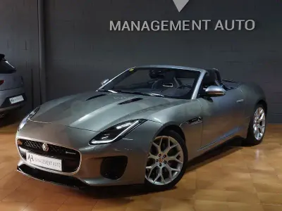 Usado Jaguar F-Type R-Dynamic 300 CV (220 kW) 2018 Gris / plata Descapotable