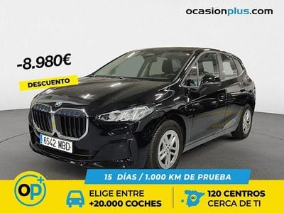 Usado BMW 218 Active Tourer 136 CV (100 kW) 2022 Negro Monovolumen
