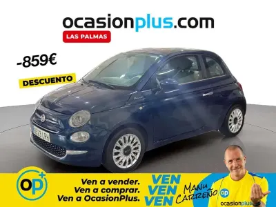 Usado Fiat 500 Dolcevita 71 CV (52 kW) 2021 Azul Utilitario