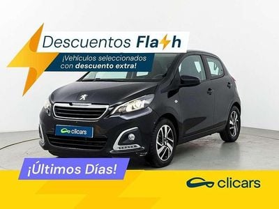 Usado Peugeot 108 Allure 82 CV (60 kW) 2016 Negro Utilitario