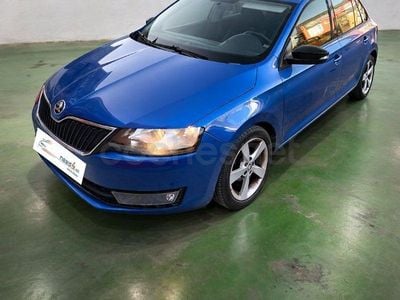 Usado Skoda Rapid Ambition 90 CV (66 kW) 2016 Azul Utilitario