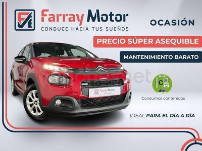 Usado Citroën C3 Feel 82 CV (60 kW) 2017 Rojo Berlina