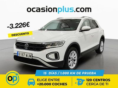 Usado VW T-Roc Life 110 CV (80 kW) 2023 Blanco SUV