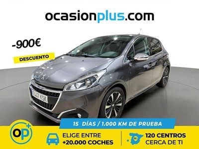 Usado Peugeot 208 S 110 CV (80 kW) 2018 Gris Utilitario