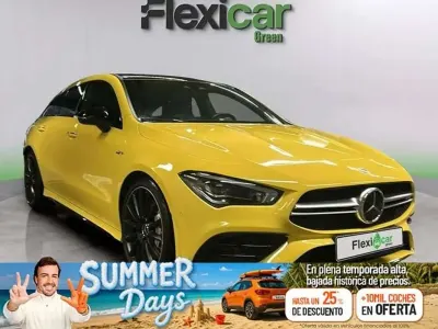 Usado Mercedes CLA45 AMG Shooting Brake AMG 306 CV (225 kW) 2021 Amarillo Familiar