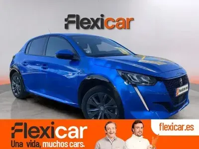 Usado Peugeot e-208 Allure 100 kW (136 CV) 2021 Azul Utilitario