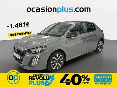 Usado Peugeot 208 Active 100 CV (73 kW) 2024 Gris Utilitario