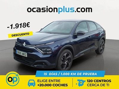 Azul Usado 2024 Citroën C4 PureTech Berlina | 15.050 € (Precio justo)