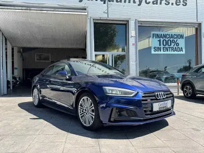 Usado Audi S5 Performance 354 CV (260 kW) 2017 Azul Coupe