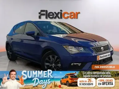 Usado Seat Leon Style 130 CV (95 kW) 2020 Azul