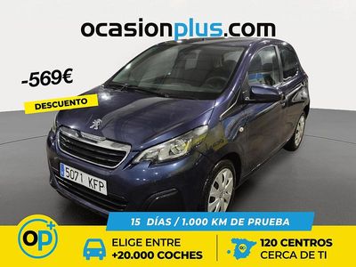 Azul Usado 2017 Peugeot 108 Active Utilitario | 7131 € (Precio justo)