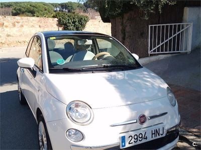 Usado Fiat 500 Lounge 69 CV (50 kW) 2013 Blanco Berlina