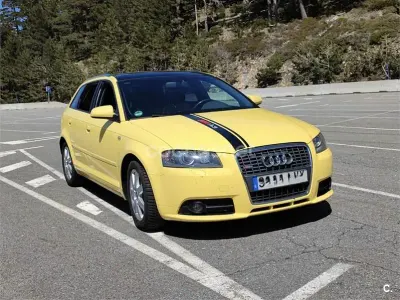 Usado Audi A3 Ambiente 170 CV (125 kW) 2007 Amarillo Utilitario