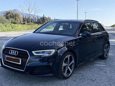 Usado Audi A3 S-Line 110 CV (80 kW) 2017 Azul Berlina