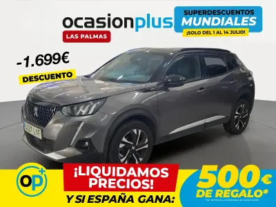 Usado Peugeot 2008 GT 130 CV (95 kW) 2022 Gris SUV
