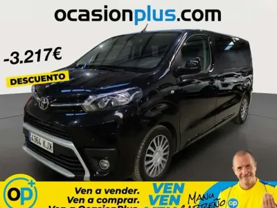 Käytetty Toyota Proace Active 150 HP (110 kW) 2018 Musta Tila-auto