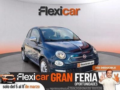 Usado Fiat 500C Dolcevita 71 CV (52 kW) 2022 Azul Descapotable