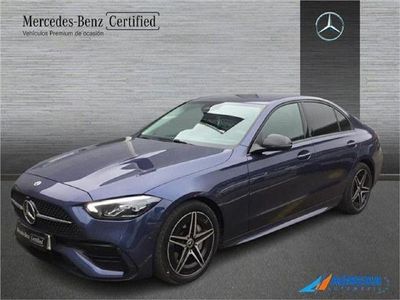 Usado Mercedes C200 AMG line 163 CV (119 kW) 2025 Azul sodalita