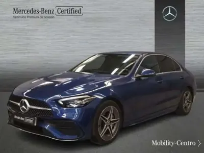 Usado Mercedes C200 207 CV (152 kW) 2021 Azul Berlina