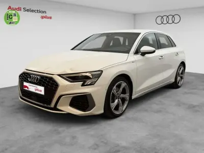 Usado Audi A3 Sportback S-Line 150 CV (110 kW) 2023 Blanco Utilitario