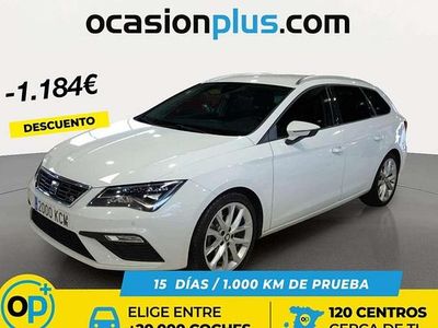 Usado Seat Leon ST FR 150 CV (110 kW) 2017 Blanco Familiar